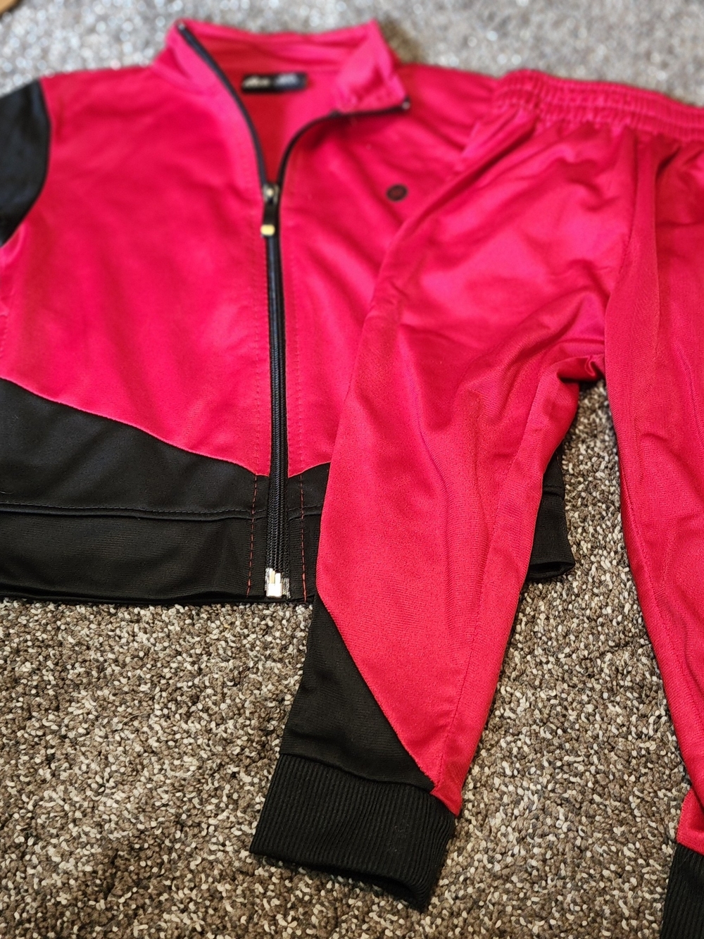 RBX Toddler Red and Black Sweatpants Jogger Set